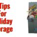 tips for holiday storage